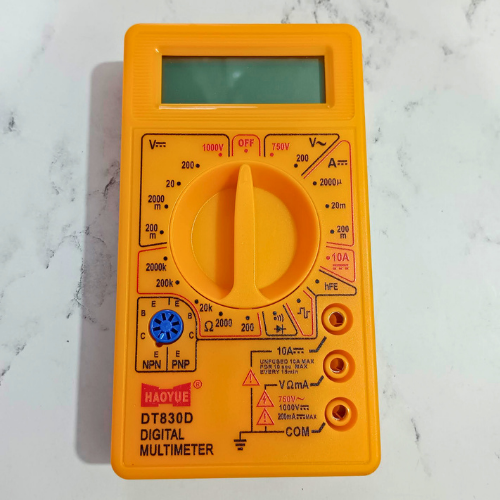 Digital Multimeter DT830D | AC/DC Voltage, Current & Resistance Tester - Image 2