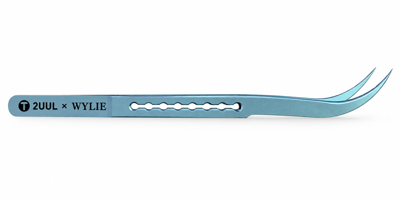 2UUL WYLIE T112 precision tweezers in white packaging